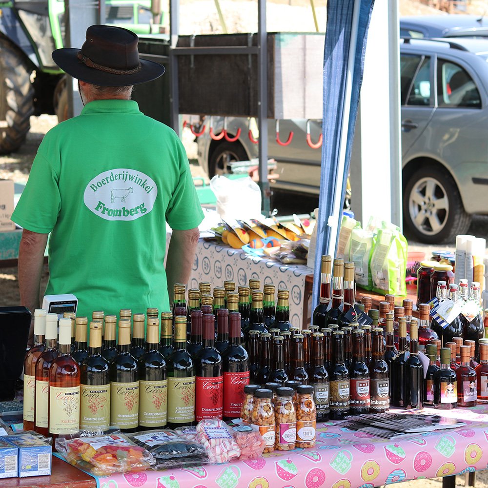 Streekproducten op de boerderijmarkt